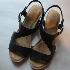 Giani Bernini Black Sandals 8.5